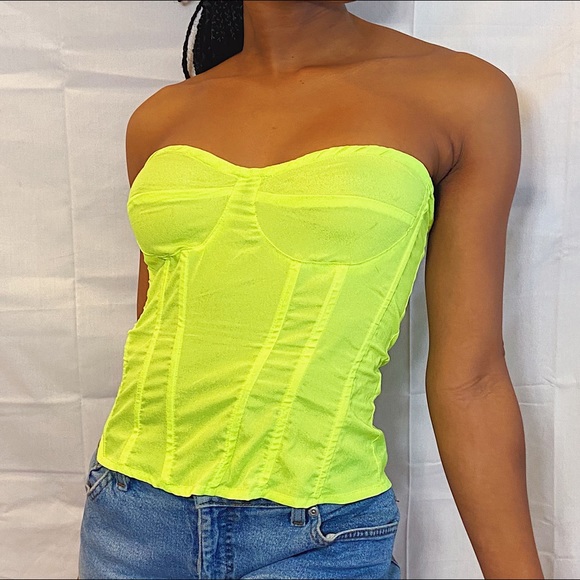 Lime Bustier - Picture 2 of 3